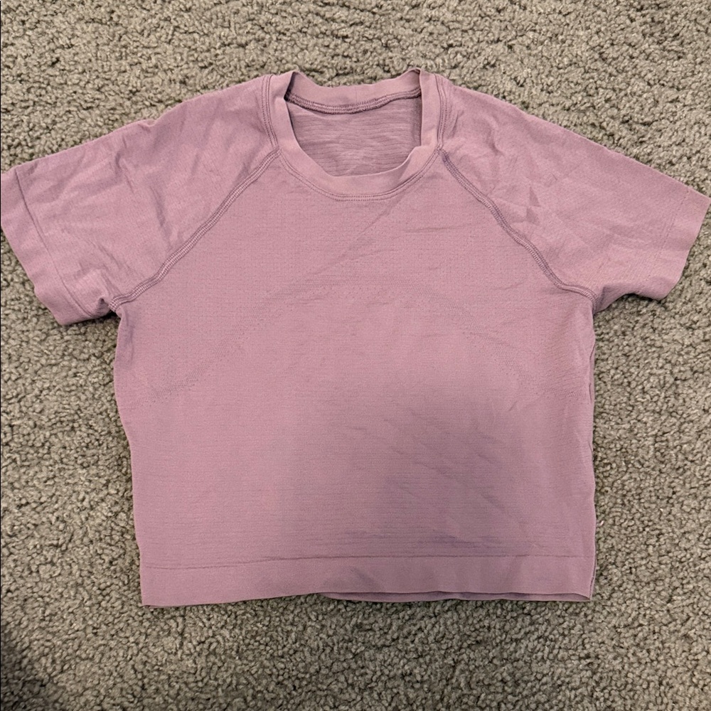 lululemon swiftly tech cropped short sleeve 2.0